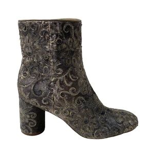 MARC FISHER LTD | Galella Ankle Boots w/side Zip & Column Heels Size 10 EUC